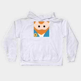 Minimalistic Vincent Van Gogh Kids Hoodie